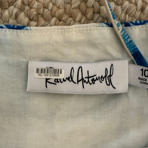 Rachel Antonoff Gwen seafood tower Blue and White Dress - Picture 5 of 7